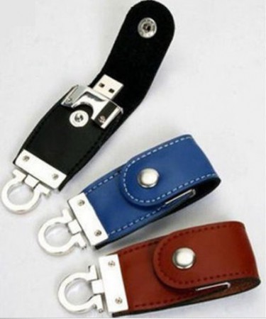 Leather Key Ring pendrive
